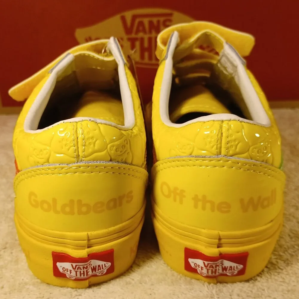 Vans X Haribo Youth 2 Old Skool V Checkerboard Yellow VN0A3D29BK2